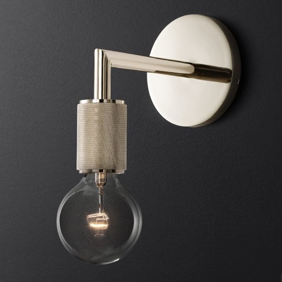 Restoration Hardware Accents Rh Utilitaire Socket Sconce In